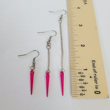 Load image into Gallery viewer, Spike Earrings, Your Choice of Four Colors