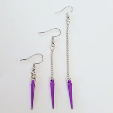 Load image into Gallery viewer, Spike Earrings, Your Choice of Four Colors