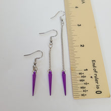 Load image into Gallery viewer, Spike Earrings, Your Choice of Four Colors