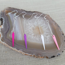 Load image into Gallery viewer, Spike Earrings, Your Choice of Four Colors