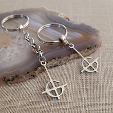 Load image into Gallery viewer, Grucifix Ghost BC Keychain, Backpack or Purse Charm, Zipper Pull