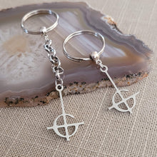 Load image into Gallery viewer, Grucifix Ghost BC Keychain, Backpack or Purse Charm, Zipper Pull