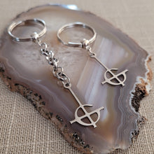 Load image into Gallery viewer, Grucifix Ghost BC Keychain, Backpack or Purse Charm, Zipper Pull