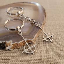 Load image into Gallery viewer, Grucifix Ghost BC Keychain, Backpack or Purse Charm, Zipper Pull