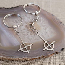 Load image into Gallery viewer, Grucifix Ghost BC Keychain, Backpack or Purse Charm, Zipper Pull