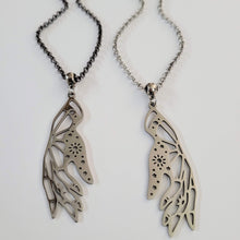 Load image into Gallery viewer, Hand Necklace, Your Choice of Gunmetal or Silver Rolo Chain