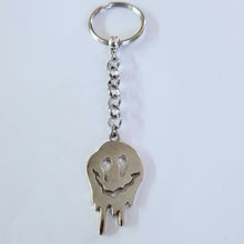 Load image into Gallery viewer, Drippy Smiley Face Keychain, Backpack or Purse Charm, Zipper Pull