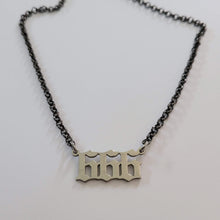 Load image into Gallery viewer, Olde English 666 Necklace - Your Choice of 3 Rolo Chains Finishes