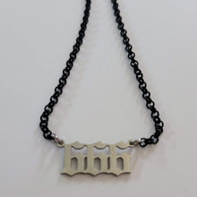 Load image into Gallery viewer, Olde English 666 Necklace - Your Choice of 3 Rolo Chains Finishes