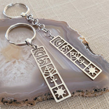 Load image into Gallery viewer, Egyptian Hieroglyphic Keychain, Backpack or Purse Charm, Zipper Pull