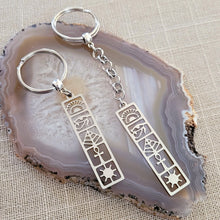 Load image into Gallery viewer, Egyptian Hieroglyphic Keychain, Backpack or Purse Charm, Zipper Pull