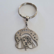 Load image into Gallery viewer, Witch Keychain, Backpack or Purse Charm, Zipper Pull, Stainless Steel Charm