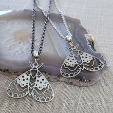 Load image into Gallery viewer, Butterfly Necklace, Your Choice of Gunmetal or Silver Rolo Chain