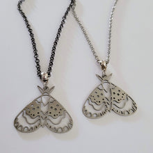 Load image into Gallery viewer, Butterfly Necklace, Your Choice of Gunmetal or Silver Rolo Chain