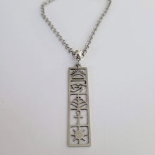 Load image into Gallery viewer, Egyptian Necklace, Your Choice of Gunmetal or Silver Rolo Chain