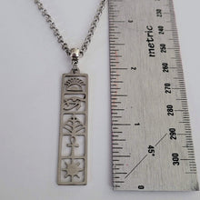 Load image into Gallery viewer, Egyptian Necklace, Your Choice of Gunmetal or Silver Rolo Chain