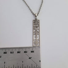 Load image into Gallery viewer, Egyptian Necklace, Your Choice of Gunmetal or Silver Rolo Chain