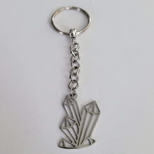 Load image into Gallery viewer, Crystal Cluster Key Chain, Purse or Backpack Charm, Zipper Pull