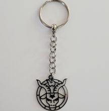 Load image into Gallery viewer, Baphomet Keychain, Backpack or Purse Charm, Satanic Zipper Pull