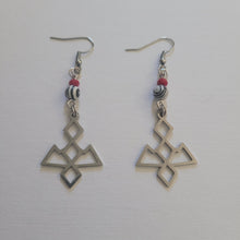 Load image into Gallery viewer, Laura Palmer Earrings - Twin Peaks Owl Cave Malachite Earrings, Drop Dangle Earrings