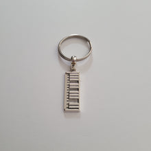 Load image into Gallery viewer, Piano Keys Keychain, Keyboard BackPack or Purse Charm, Zipper Pull