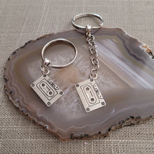 Load image into Gallery viewer, Cassette Tape Keychain, BackPack or Purse Charm, Zipper Pull
