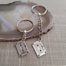 Load image into Gallery viewer, Cassette Tape Keychain, BackPack or Purse Charm, Zipper Pull