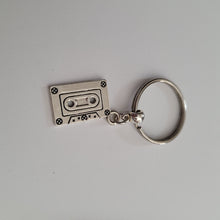 Load image into Gallery viewer, Cassette Tape Keychain, BackPack or Purse Charm, Zipper Pull
