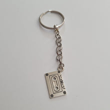 Load image into Gallery viewer, Cassette Tape Keychain, BackPack or Purse Charm, Zipper Pull