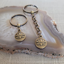 Load image into Gallery viewer, Lotus Flower Keychain, Zipper Pull or Backpack Charm
