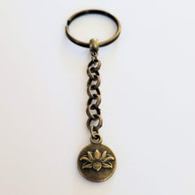 Load image into Gallery viewer, Lotus Flower Keychain, Zipper Pull or Backpack Charm