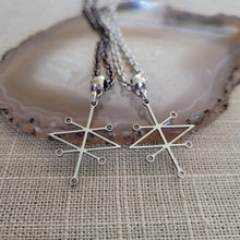 Load image into Gallery viewer, Sigil of Azazel Necklace, Your Choice of Gunmetal or Silver Rolo Chain, Supernatural Jewelry