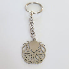 Load image into Gallery viewer, Cthulhu Keychain, HP Lovecraft, Backpack or Purse Charm, Zipper Pull, Stainless Steel Charm