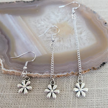 Load image into Gallery viewer, Daisy Earrings, Your Choice of Three Lengths, Dangle Drop Chain Earrings