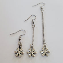 Load image into Gallery viewer, Daisy Earrings, Your Choice of Three Lengths, Dangle Drop Chain Earrings