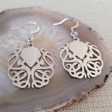 Load image into Gallery viewer, Cthulhu Earrings, Dangle Drop Earrings, HP Lovecraft Jewelry