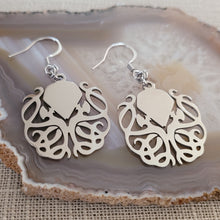 Load image into Gallery viewer, Cthulhu Earrings, Dangle Drop Earrings, HP Lovecraft Jewelry
