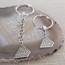 Load image into Gallery viewer, Pyramid Keychain, Egypt Egyptian Backpack or Purse Charm, Zipper Pull