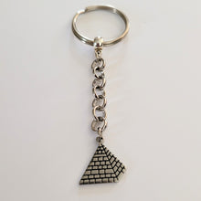 Load image into Gallery viewer, Pyramid Keychain, Egypt Egyptian Backpack or Purse Charm, Zipper Pull