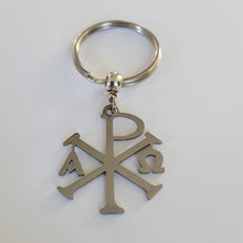 Load image into Gallery viewer, Alpha and Omega Cross Keychain, Backpack or Purse Charm, Zipper Pull