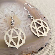 Load image into Gallery viewer, Vegan Anarchism Earrings, Dangle Drop Earrings