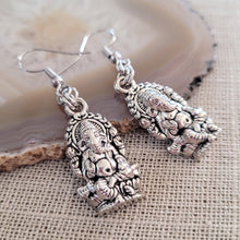 Load image into Gallery viewer, Ganesh Earrings,  Dangle Drop Earrings, Hindu Jewelry