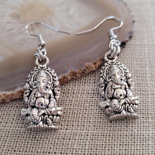 Load image into Gallery viewer, Ganesh Earrings,  Dangle Drop Earrings, Hindu Jewelry