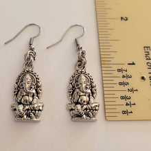 Load image into Gallery viewer, Ganesh Earrings,  Dangle Drop Earrings, Hindu Jewelry