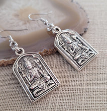 Load image into Gallery viewer, Shiva Earrings,  Silver Dangle Drop Earrings