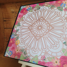 Load image into Gallery viewer, Flower Garden Mandala Framed 12x12 Wall Art Home Decor