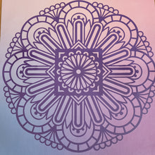 Load image into Gallery viewer, Purple Mandala Framed 12x12 Wall Art Home Decor