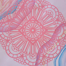 Load image into Gallery viewer, Pink Watercolor Mandala Framed 12x12 Wall Art Home Decor