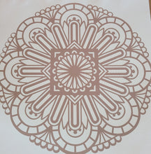 Load image into Gallery viewer, Brown Mandala Framed 12x12 Wall Art Home Decor