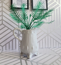 Load image into Gallery viewer, Palm Tree Paper Plant, 6 inch Tall Miniature in Vintage Planter